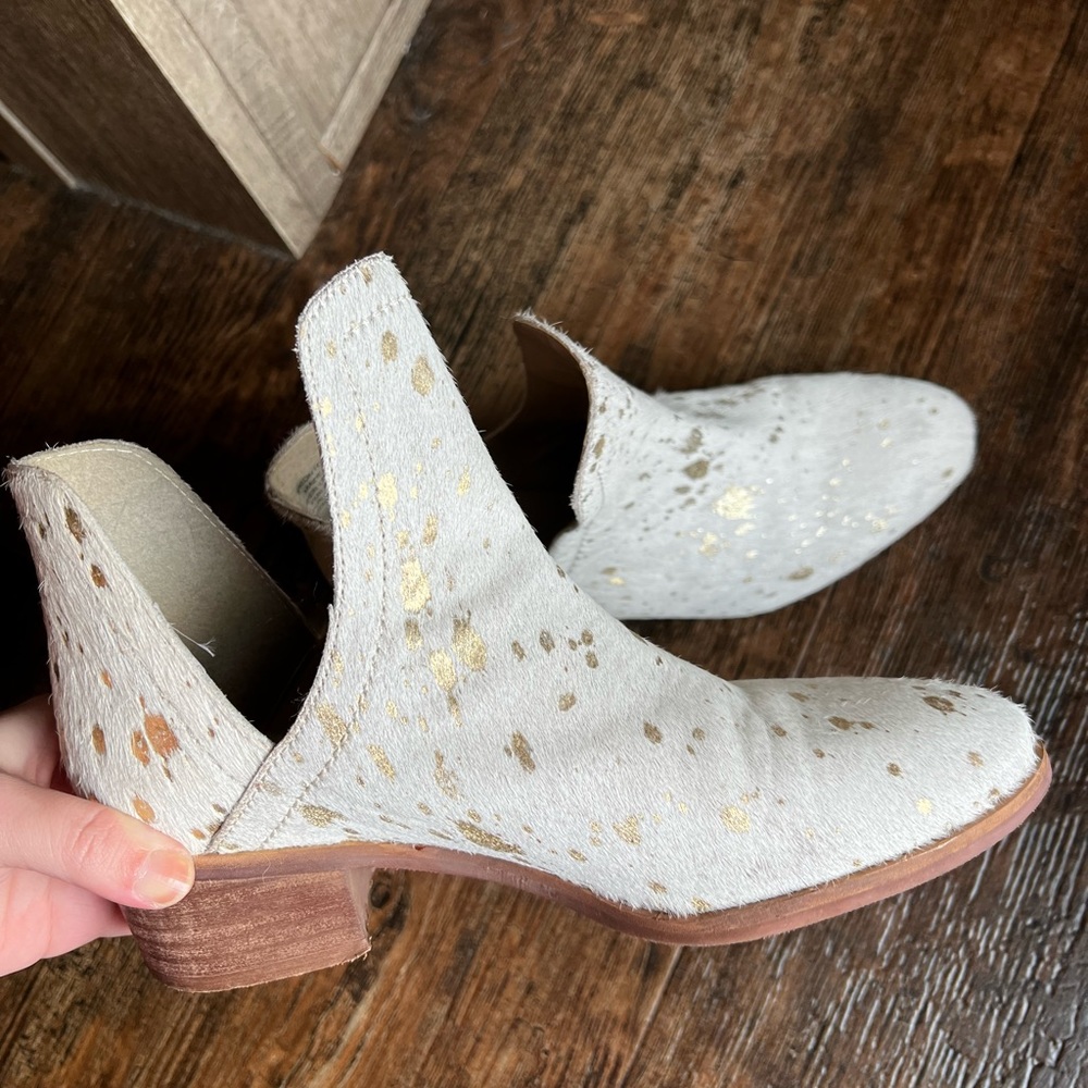 Cowhide boots